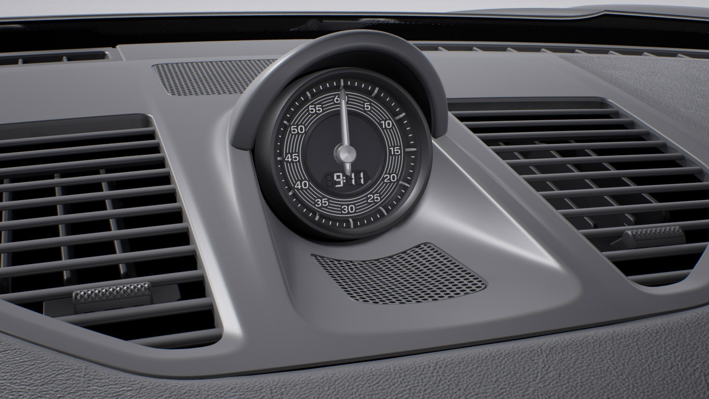 Image of the Sport Chrono Package clock than appears on the dashboard.